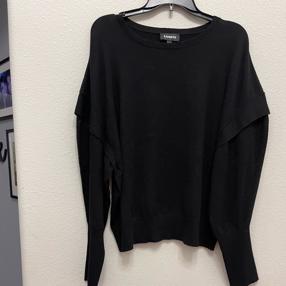 Black sweater from express